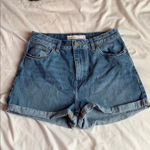 ASOS DENIM MOM SHORTS